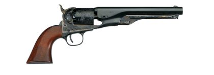 Uberti 1861 Navy .45 ACP Engraved Walnut Grip Revolver