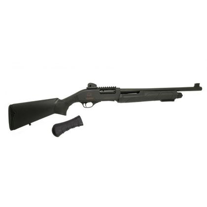 Black Aces Tactical Pro X Gen 1: Versatile 12 GA Pump Shotgun, 18.5"