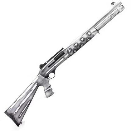 Panzer M4 Tactical Gen 1 Semi-Auto 12GA Shotgun - US Flag Cerakote