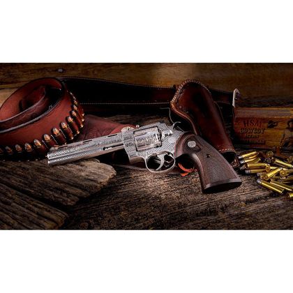 Colt Python Gen 1 .357 Magnum 6" Revolver - Polished Stainless Classic
