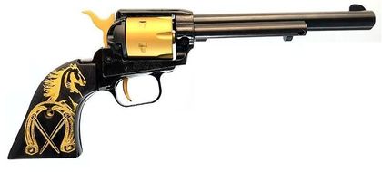 Rough Rider .22 LR Revolver - Two-Tone Alloy, Horseshoe Grip