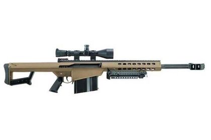 Barrett M82A1 Gen 1 .50 BMG Semi-Auto Rifle - FDE Cerakote Finish