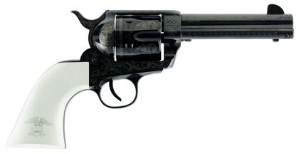 Traditions 1873 Liberty .45 LC SA Revolver - Blued Engraved Steel