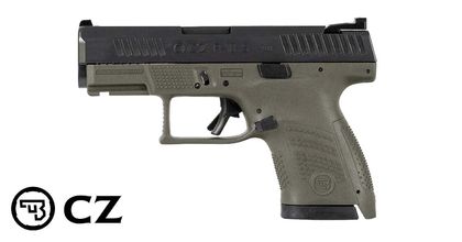 CZ P10 S Gen 1 9mm OD Green Subcompact - Night Sights, 12-Rd