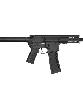 CMMG Banshee Gen 1 .22 LR Semi-Auto Pistol - 25+1, Lightweight Black