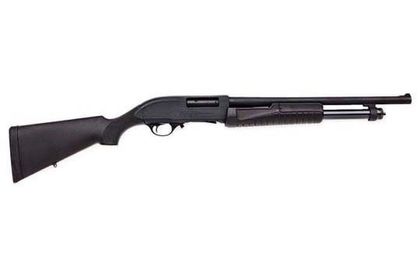 Howa Escort Gen 1 Pump Shotgun - 12 Gauge, Matte Black, Fiber Optic Sights