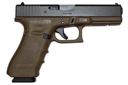 Glock 17 Gen 4 FDE 9mm, 17-Rd Capacity Semi-Auto Handgun