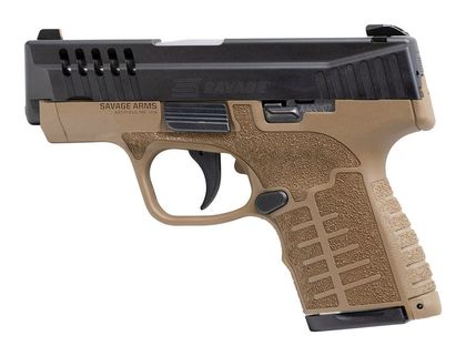 Savage Stance Gen 1 Compact 9MM Luger Pistol - Black/Flat Dark Earth
