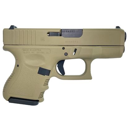 Glock 27 Gen 3 .40 SW Compact - FDE Finish, 9+1 Capacity, Polymer Frame