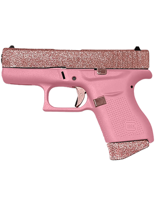 Glock G43X Gen 1 9mm Pink Compact Pistol - 10+1 Rounds, DAO Action