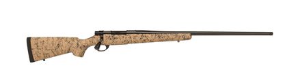 Howa M1500 HS Precision .300 Win Mag 24" Bolt Rifle - Tan/Black Threaded