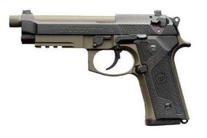 Beretta M9A3 Tactical 9mm Pistol - Dual Action, 10-Round Capacity