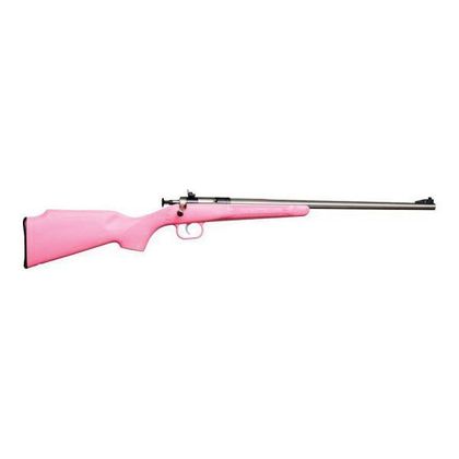 Crickett Youth Gen 1 Pink Bolt Action .22 LR Rifle - Stainless Finish
