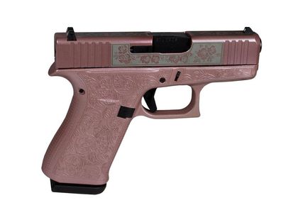 Glock 43X Pink Rose 9mm Compact - Style & Defense Fusion