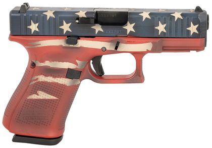 Glock G19 Gen5 9mm Pistol - American Flag Edition, 15rd Capacity