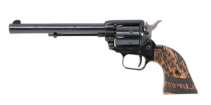 Heritage Rough Rider .22LR Revolver - 6rd, Flag Wood Grip Classic