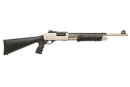 ADCO BA112 Nickel 12G Pump Shotgun - Sport & Defense Excellence