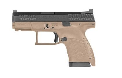 CZ P-10 S Gen 1 Sub-Compact 9mm, FDE/Black, 12rd, Tritium Sights