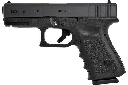 Glock G25 Gen3 Compact .380 ACP - 16rd Black PolyFrame Pistol