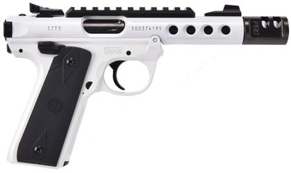 Ruger Mark IV 22/45 Lite .22LR Pistol - Storm White Edition