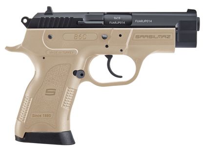 SAR B6C Gen 1 Compact 9mm - Flat Dark Earth, Ergonomic & Reliable