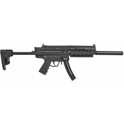 ATI GSG-16 Gen 1 .22 LR Carbine - Matte Black, Collapsible Stock, 22-Rd
