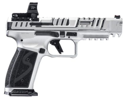 Canik SFx Rival-S Gen 1 Chrome 9mm Semi-Auto Pistol - Precision Ready