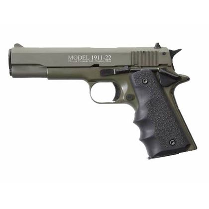 Chiappa 1911-22 Gen1 OD Green .22 LR Pistol with Hogue Grips
