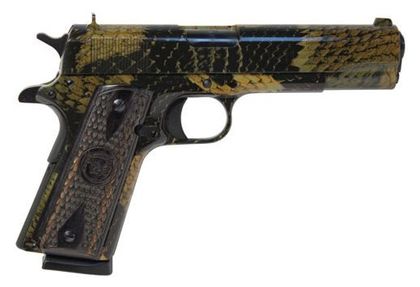 Iver Johnson 1911-A1 Boa .45 ACP Pistol - Snakeskin Edition