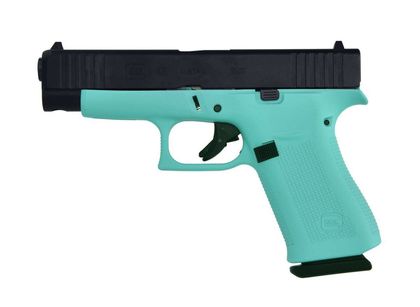 Glock 48 Gen 1 Robins Egg Blue 9mm Pistol - Sleek Compact Defender