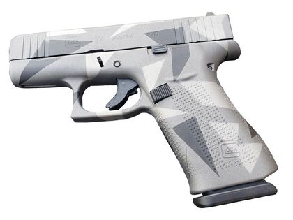 Glock 43X Gen 1 9mm Slimline - Gray Splinter Concealed Carry Pistol