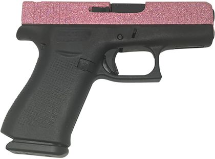 Glock G43X MOS 9mm Pink Glitter Subcompact Concealed Carry Pistol