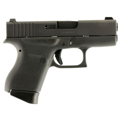 GLOCK G43 Gen 1 Black 9mm Compact Pistol - Night Sights, 6+1 Rounds