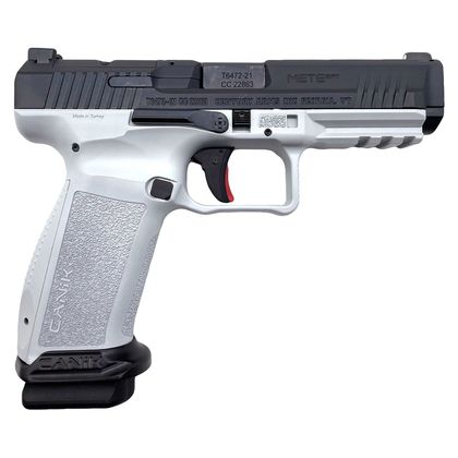 CANIK TP9 METE SFT Gen 1 9mm Optics-Ready Pistol, White/Black Finish