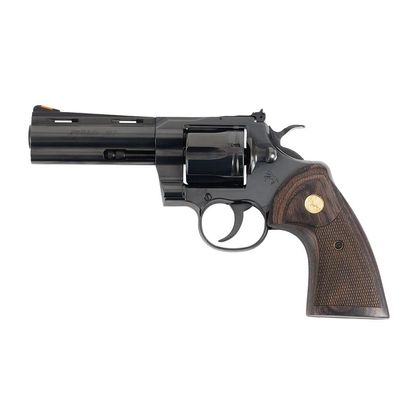 Colt Python Gen 1 .357 Mag 4.25" Blued Walnut Revolver - Precision Crafted