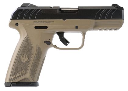 Ruger Security-9 Gen 1 Compact 9mm Pistol, Black/FDE, 15+1 Rounds