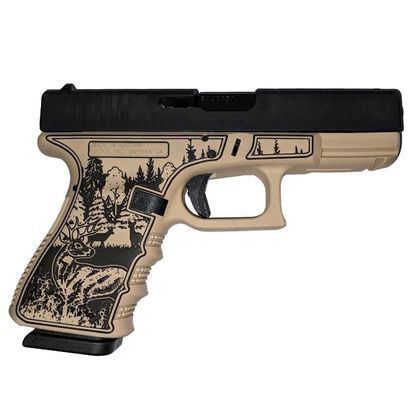 Glock 19 Gen 3 "Deer Hunter" Custom 9mm Compact Pistol - 15 Rd Capacity