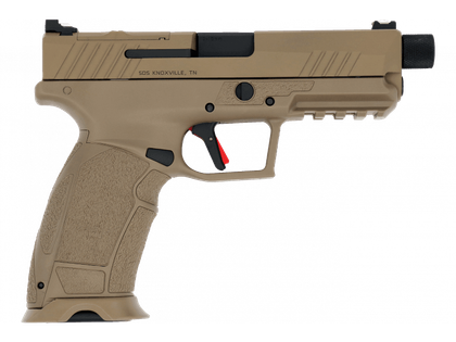 SDS PX-9 Gen 3 9mm Tactical Pistol, 4.69" Threaded Barrel, FDE Finish
