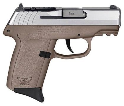 SCCY CPX-2 Gen 3 RDR 9mm Stainless/FDE Compact Pistol, 10+1 Rounds