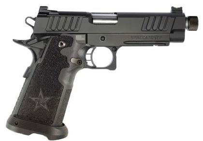 Staccato P G2 Optics-Ready 9mm Stainless Threaded Pistol - 5" Barrel