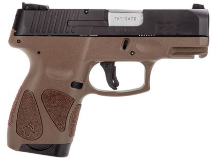 Taurus G2s 9mm Compact Pistol - Coyote Brown, 7+1, Adjustable Sights