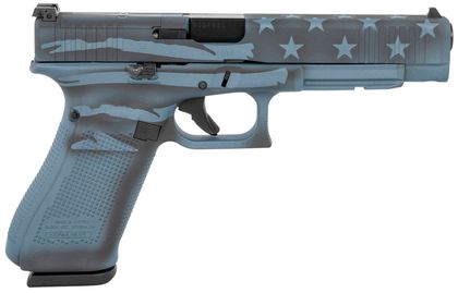 G34 Gen 3 9mm Precision Pistol - Blue Titanium Flag Finish