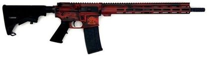 GLFA AR-15 Gen 1 .223 Wylde Battleworn Red Semi-Auto Rifle, 16" Barrel