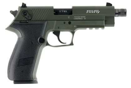 GSG Firefly Gen 1 .22LR Pistol - Olive Drab, Versatile Dual Action