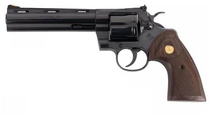 Colt Python 1st Gen .357 Magnum 6" Revolver - Blued Walnut Classic