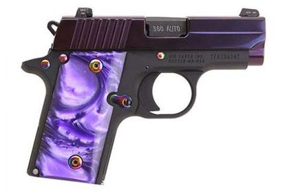 Sig Sauer P238 Purple Pearl .380 ACP Subcompact Pistol with Night Sights