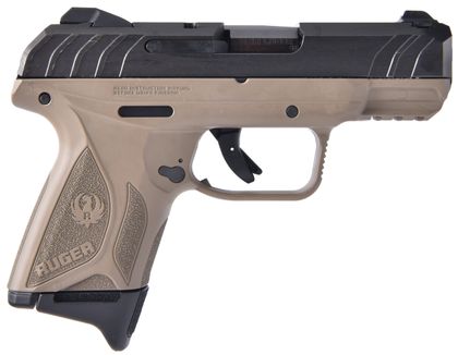 Ruger Security-9 Compact Gen 1 9mm Pistol, FDE/Black Finish
