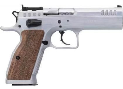 Tanfoglio Stock II Gen1 10mm Satin Chrome Semi-Auto Precision Pistol
