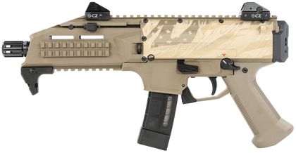 CZ Scorpion EVO3 S1 9mm 20rd FDE Pistol - Versatile Semi-Auto Marvel