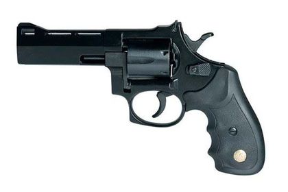 Comanche II-A Satin Nickel .38 Spl DA Revolver - 6-Round Precision Shooter